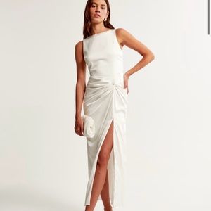 Abercrombie & Fitch Draped Skirt Maxi Dress